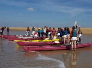  Kayak de mar en grupo 